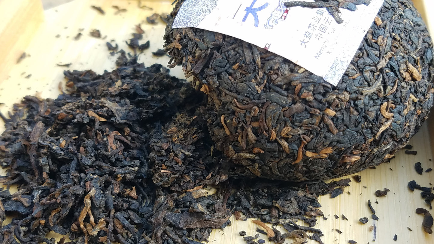 2018 Menghai V93 Premium Ripe Pu-erh (Tuocha)